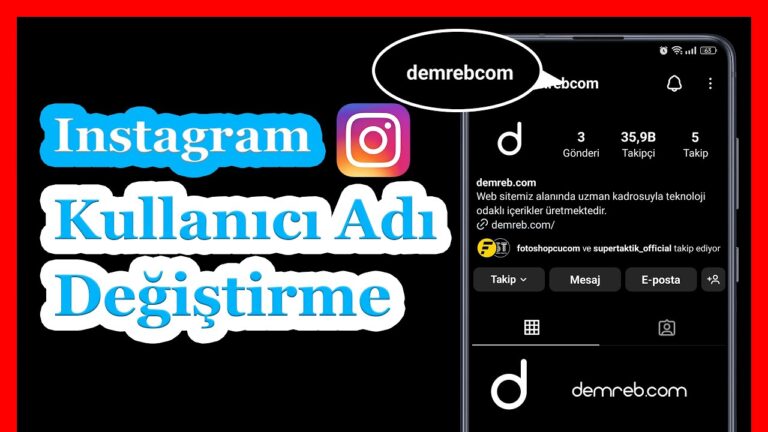 Instagram Kullanıcı Adı Nasıl Değiştirilir