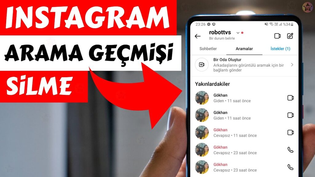 Instagram'da Arama Geçmişini Tamemen Silme