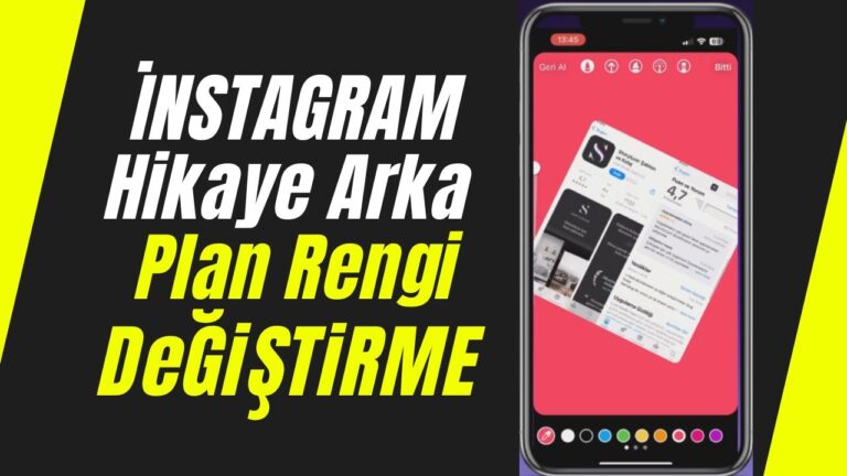 Instagram'da Hikayenin Arka Plan Rengi Nasıl Değiştirilir?