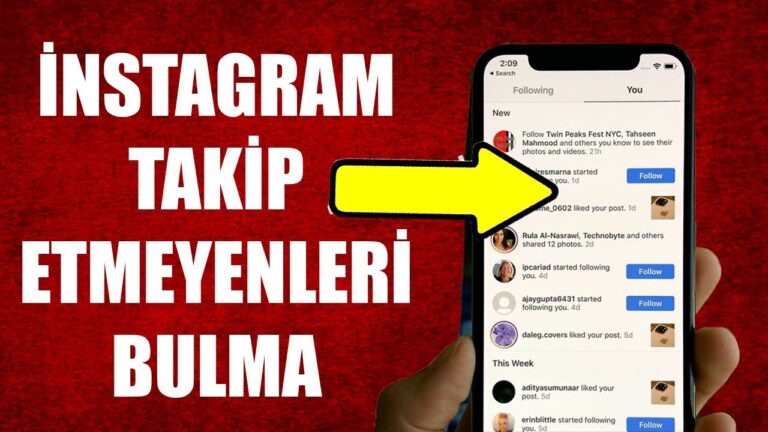 Instagram’da Takip Etmeyenleri ve Çıkanları Görmek