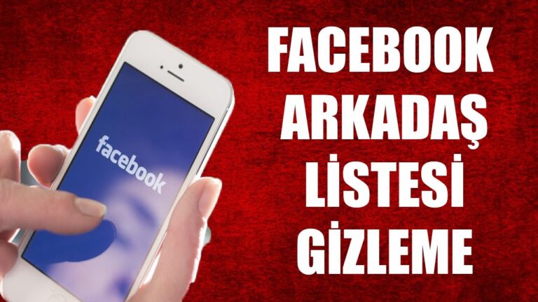 Facebook’ta Arkadaş Listesi Nasıl Gizlenir?