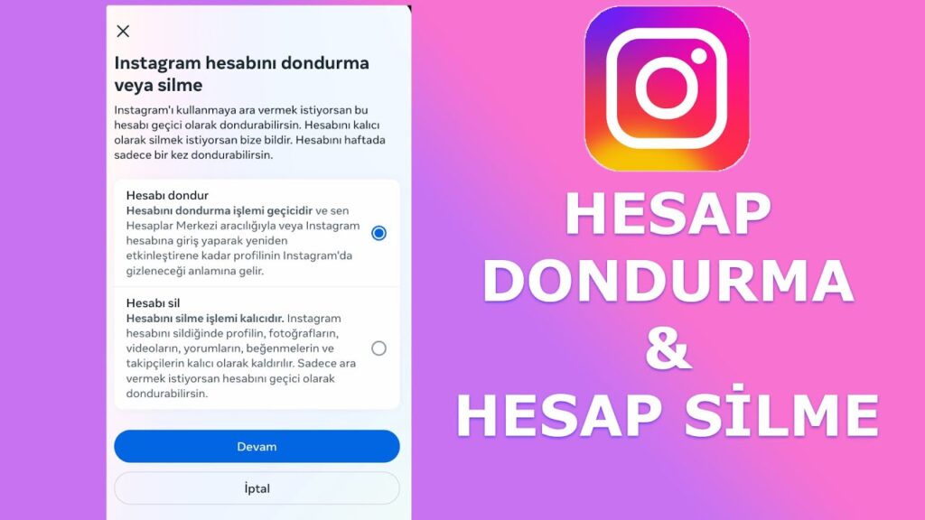 Instagram Hesap Silme ve Kapatma Nasıl Yapılır?