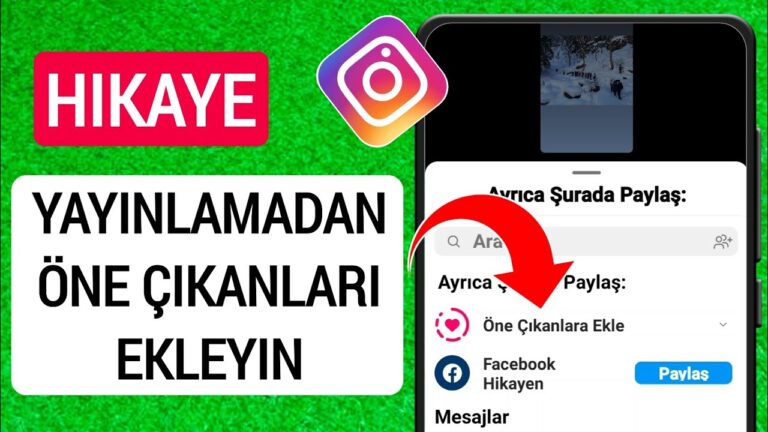 Instagram Hikayeler Nasıl Öne Çıkarılır