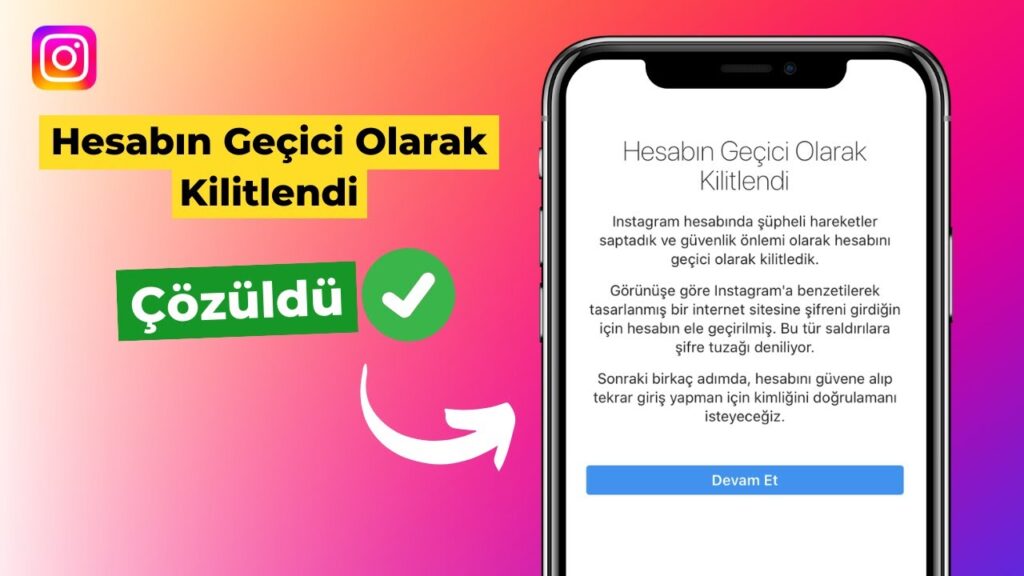 Instagram Olağan Dışı Giriş Saptadık Hatası