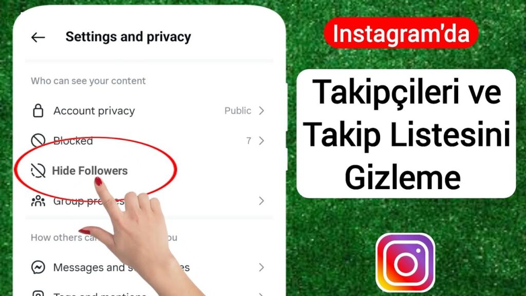 Instagram Takipçileri Gizleme