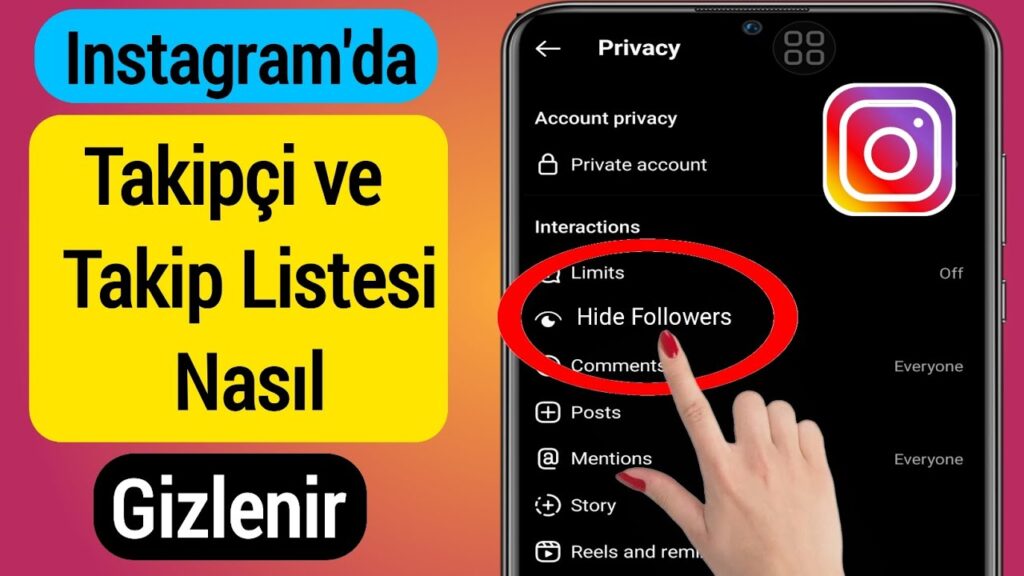 Instagram Takipçileri Gizleme
