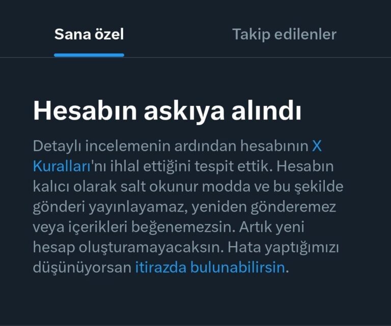 Twitter Hesabım Askıya Alındı Sorunu ve Çözümü