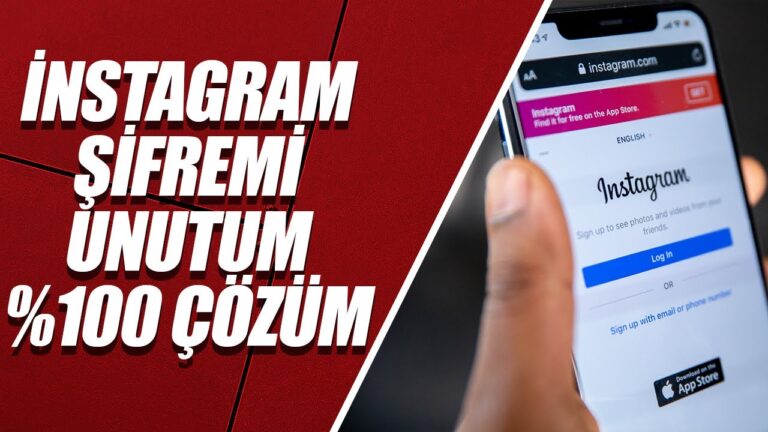 Instagram Şifremi Unuttum